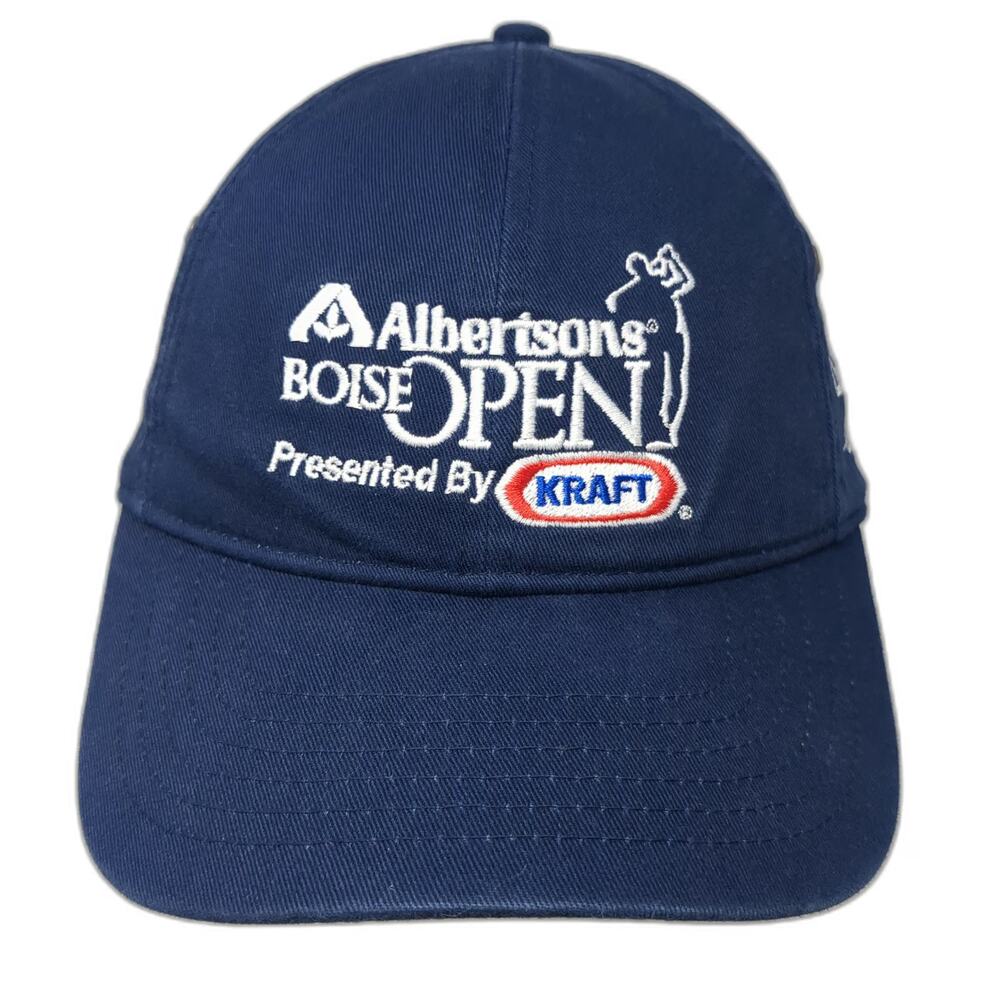 Ivory Baseball Cap Blue One Size Albertsons Boise Open Kraft Golf Nationwide Hat